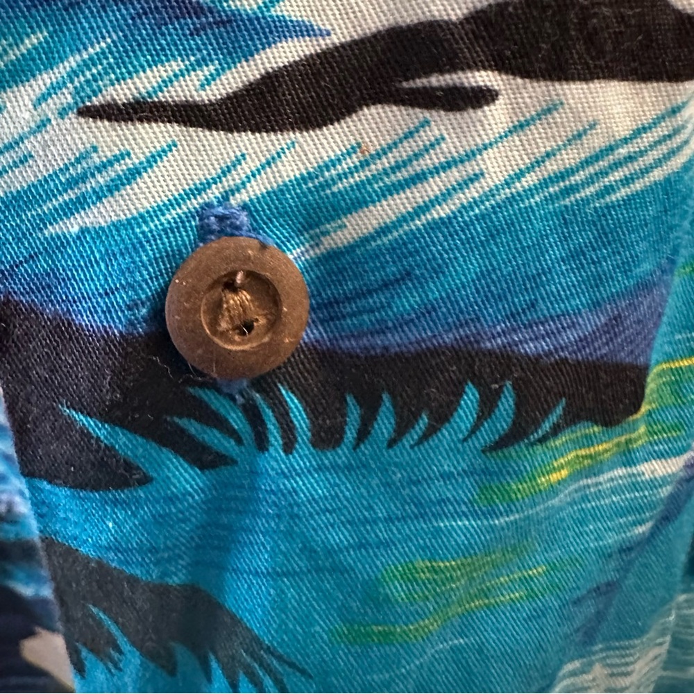 Vintage Hawaii Mens Weekend Vacation Short Sleeve Button Down 2 Shirts Sz M - Picture 11 of 15